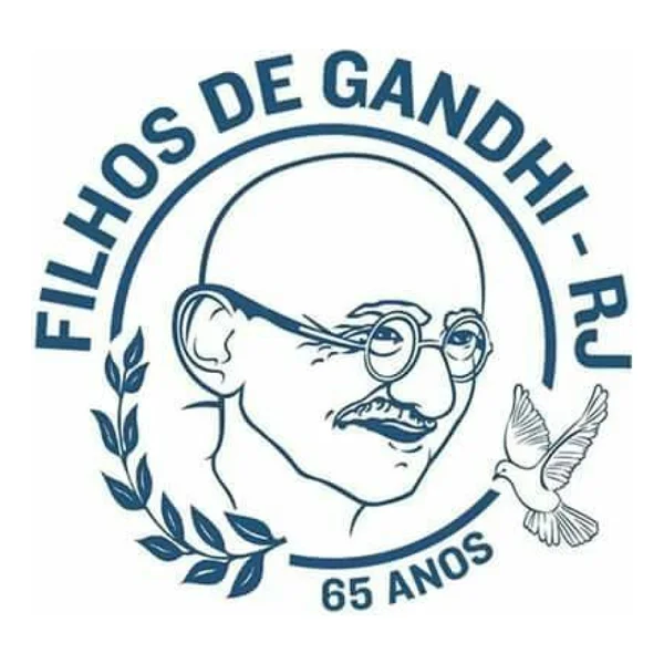 Logo do bloco Afoxé Filhos de Gandhi