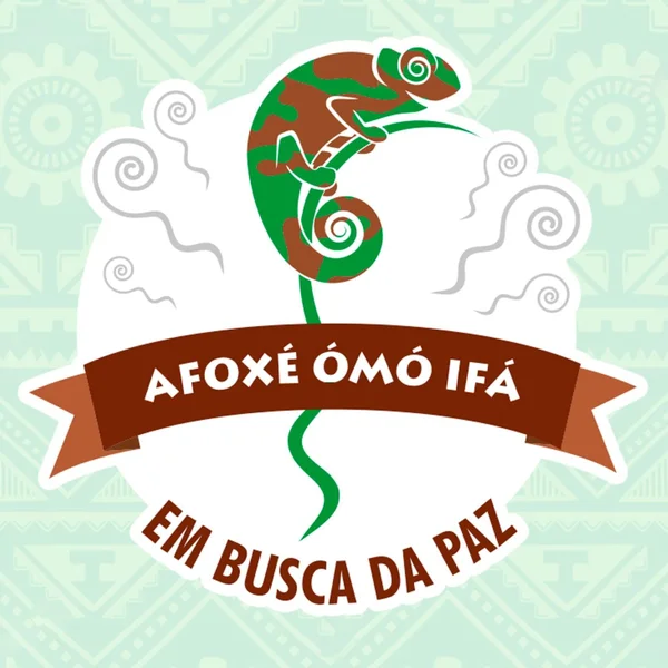 Logo do bloco Afoxé -Om-O Ifá
