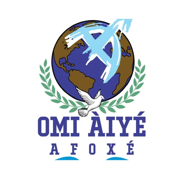 Logo do bloco Afoxé Omí Aiye
