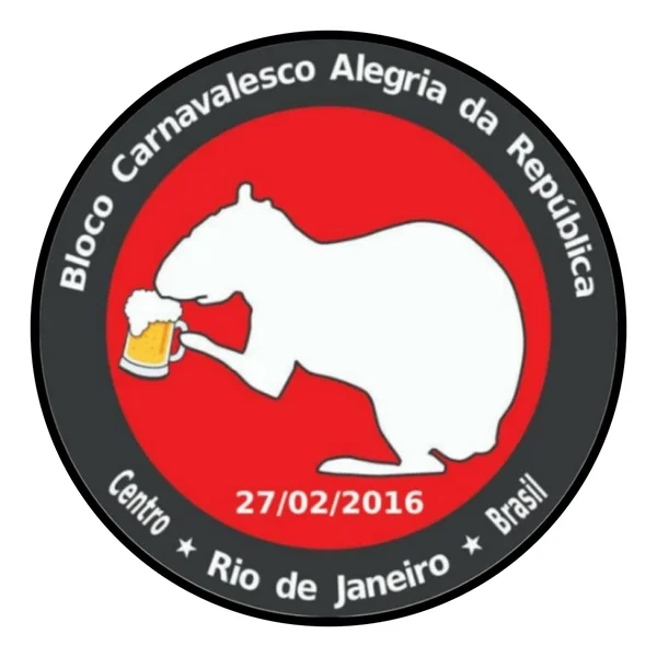 Logo do bloco Alegria Da República