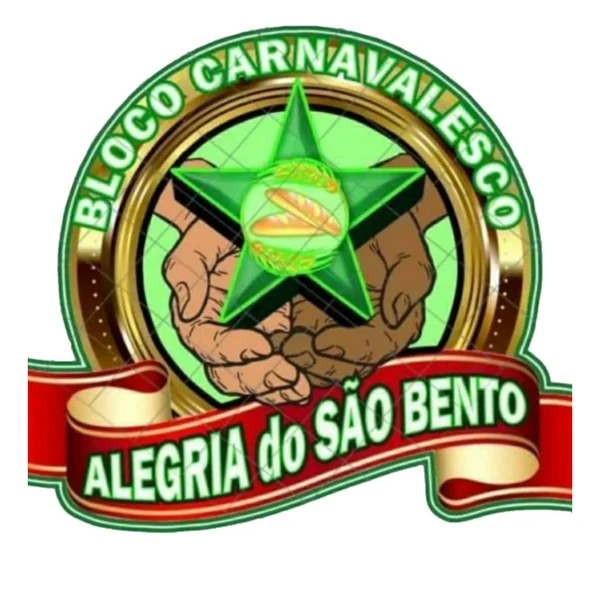 Logo do bloco Alegria de São Bento