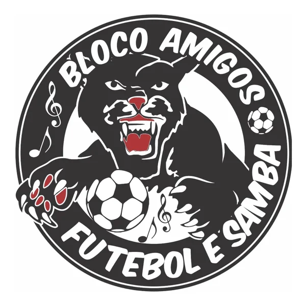 Logo do bloco Amigos Futebol & Samba