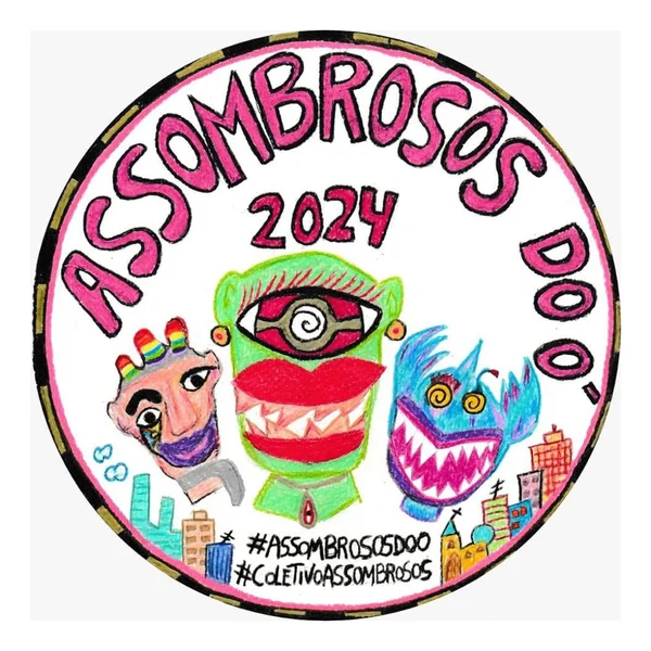Logo do bloco Assombrosos do Ó