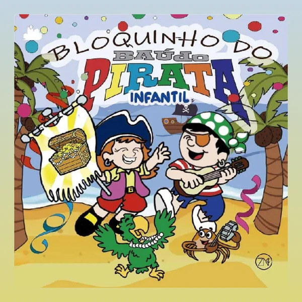 Logo do bloco Baú do Pirata Infantil