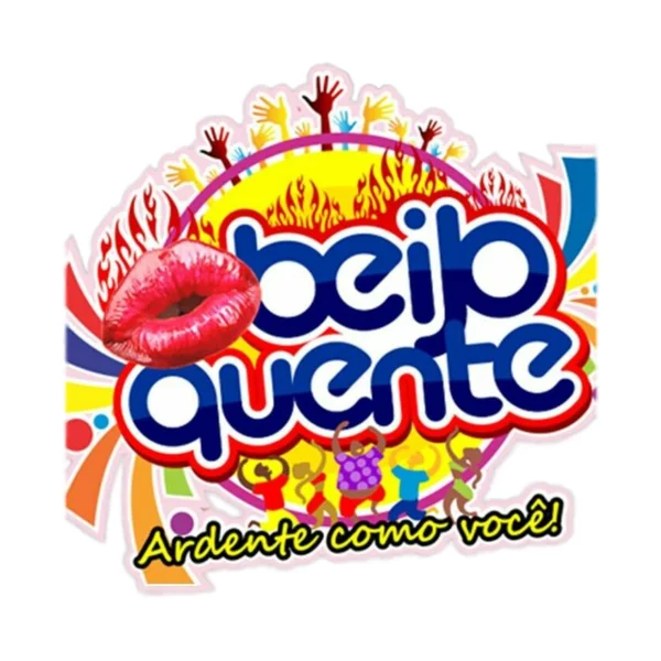 Logo do bloco Beijo Quente