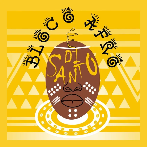 Logo do bloco Bloco Afro É di Santo