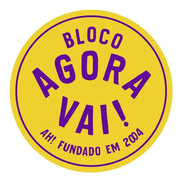 Logo do bloco Bloco Agora Vai