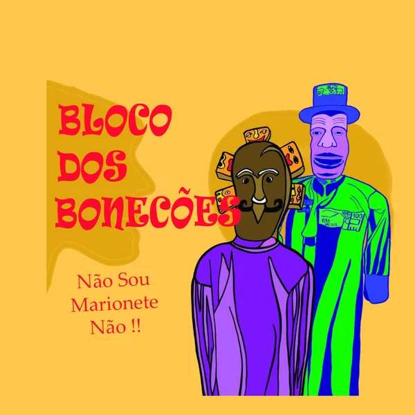 Logo do bloco Bloco dos Bonecões
