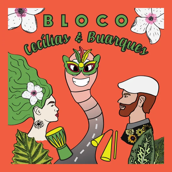 Logo do bloco Bloco Cecílias e Buarques