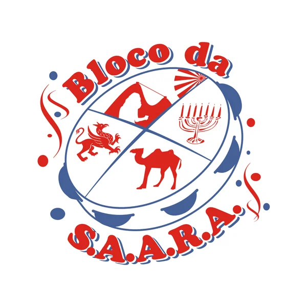 Logo do bloco Bloco da Saara