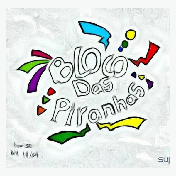 Logo do bloco Bloco das Piranhas do Terreirão da Rua 1
