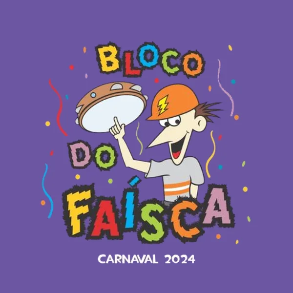 Logo do bloco Bloco do Faísca