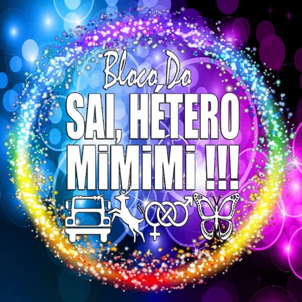 Logo do bloco Bloco do Sai, Hétero Mimimi!