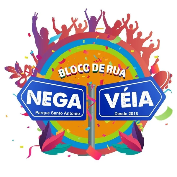 Logo do bloco Bloco Nega Véia