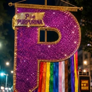 Logo do bloco Bloco P de Purpurina ✨