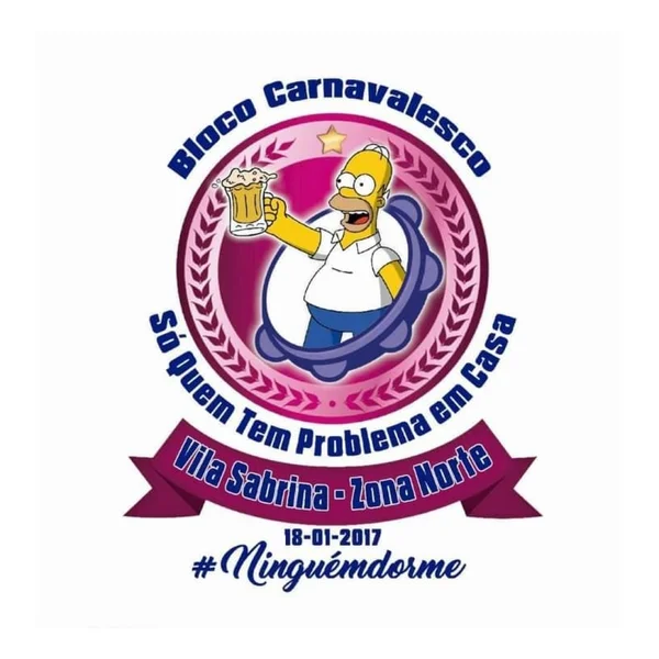 Logo do bloco Bloco Só Quem Tem Problema Em Casa - #NinguémDorme