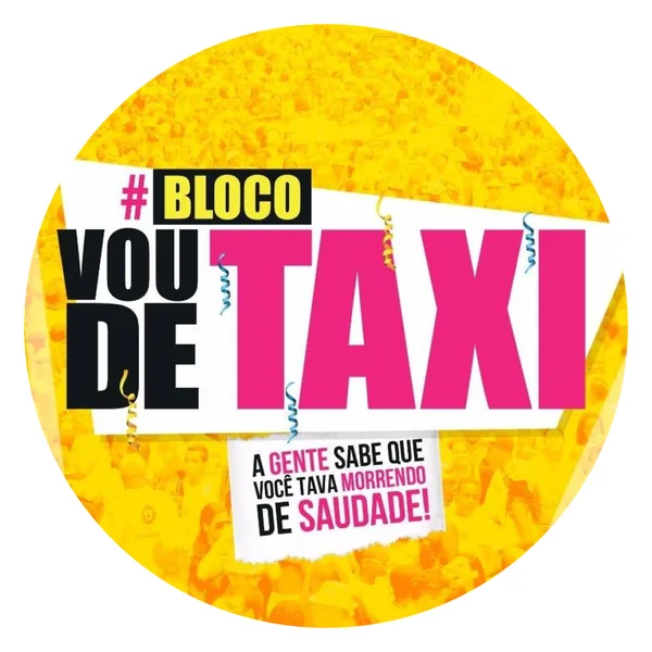 Logo do bloco Bloco Vou de Táxi