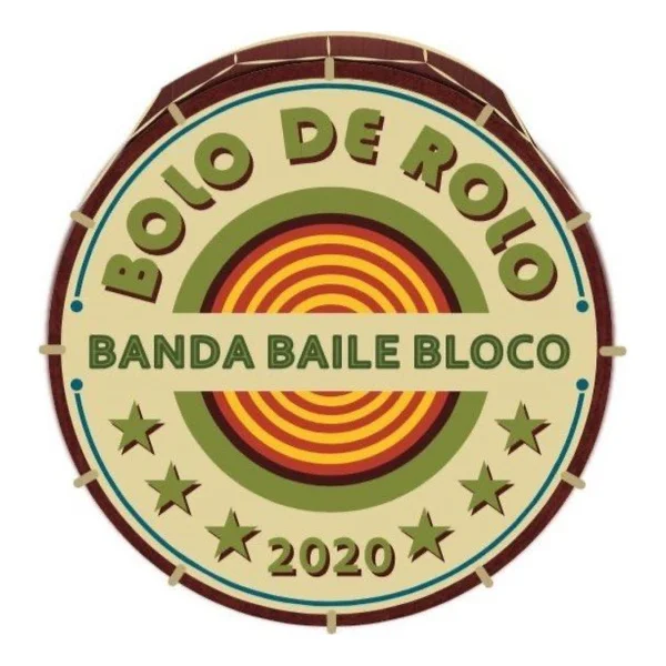 Logo do bloco Bolo de Rolo Banda Baile Bloco