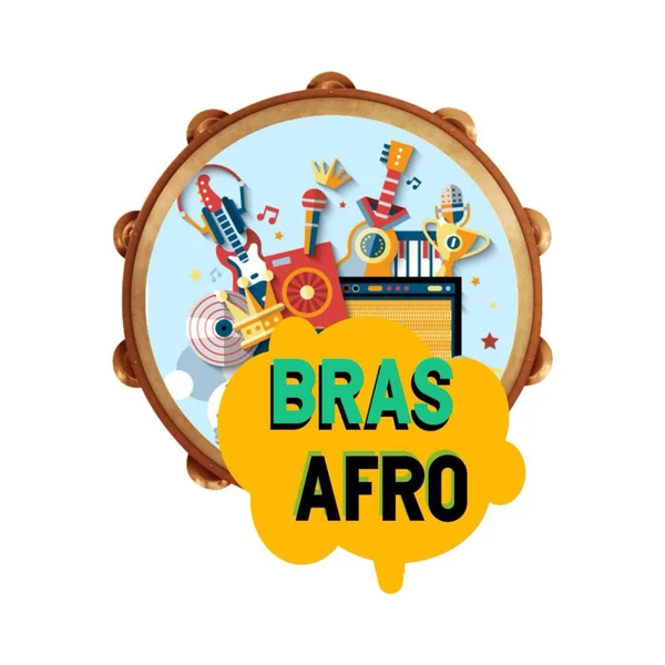 Logo do bloco BrasAfro Tô Na Rua