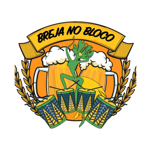 Logo do bloco Breja no Bloco - Associação Cultural e Social Nova Geração
