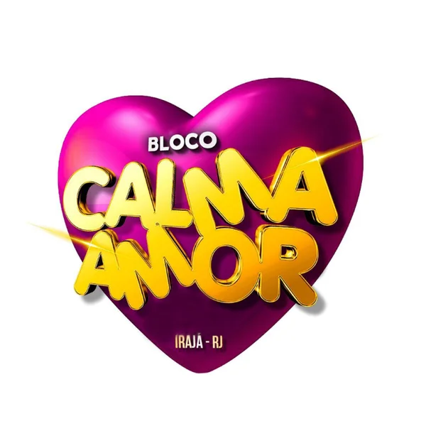 Logo do bloco Calma Amor