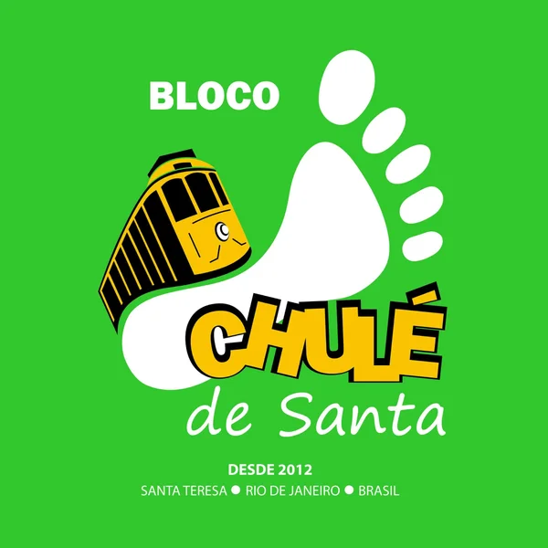 Logo do bloco Chulé de Santa