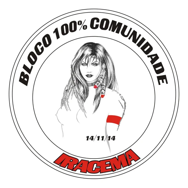 Logo do bloco Bloco Comunidade 100% Iracema