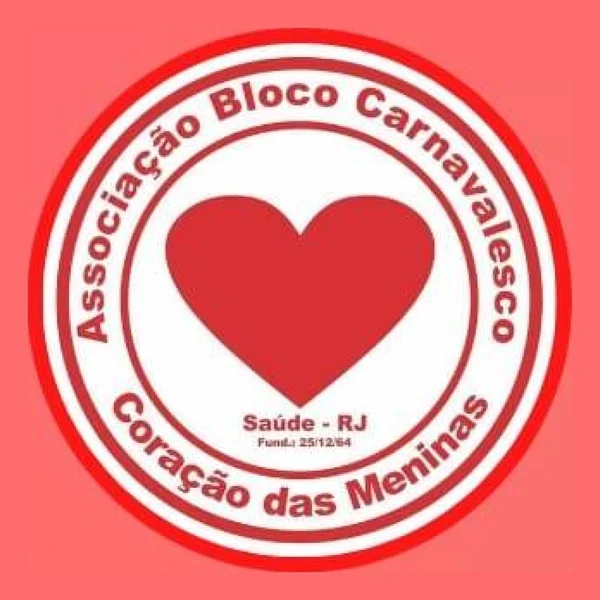 Logo do bloco Coração das Meninas