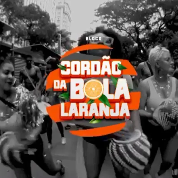 Logo do bloco Cordão Da Bola Laranja