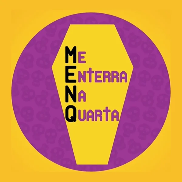 Logo do bloco Cordão do Me Enterra na Quarta