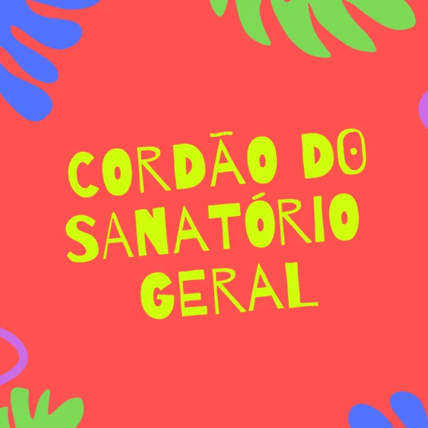 Logo do bloco Cordão do Sanatório Geral de SP