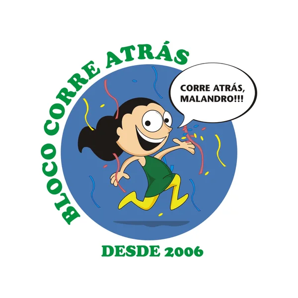 Logo do bloco Corre Atrás