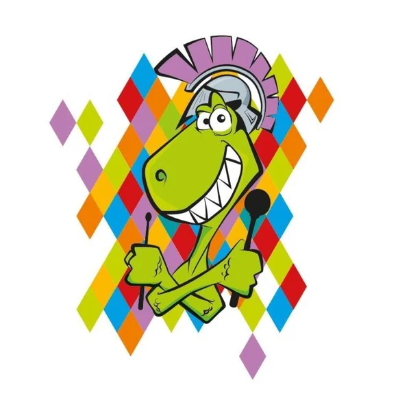 Logo do bloco Dinossauros Nacionais