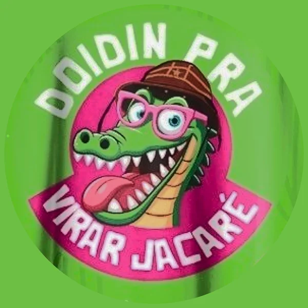 Logo do bloco Doidin Pra Virar Jacaré