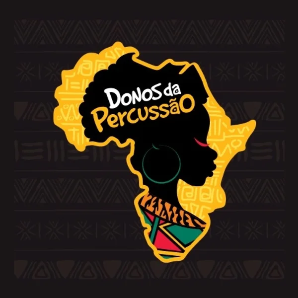 Logo do bloco Donos da Percussão