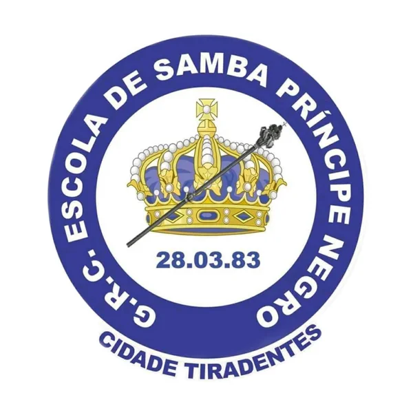 Logo do bloco Escola de Samba Príncipe Negro