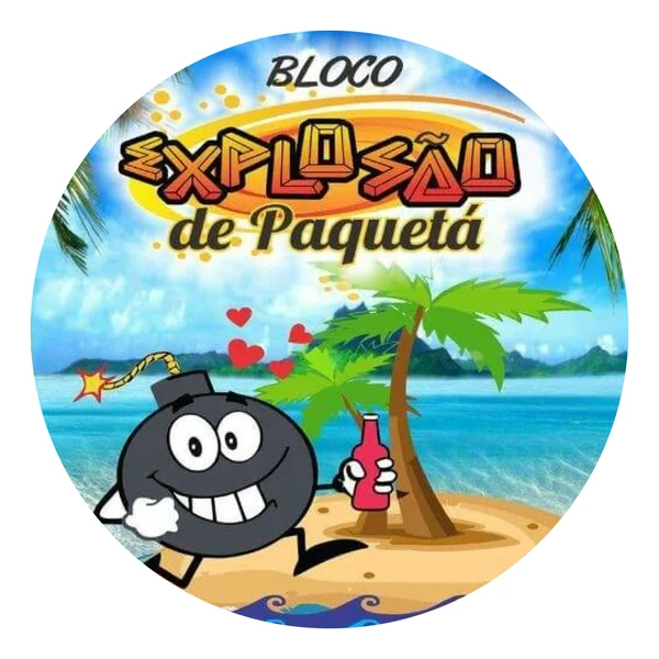 Logo do bloco Explosão de Paquetá