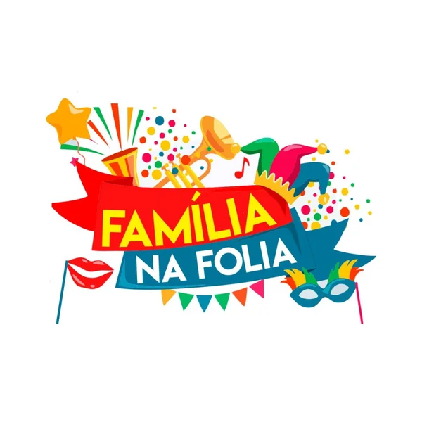 Logo do bloco Família na Folia