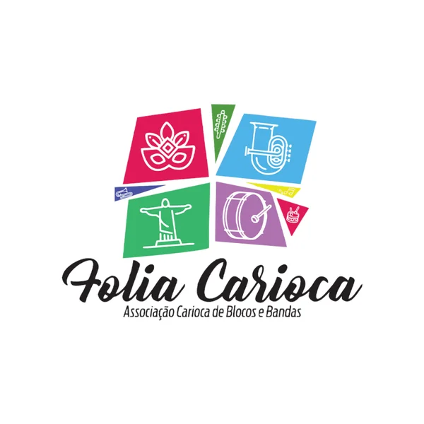 Logo do bloco Folia Carioca