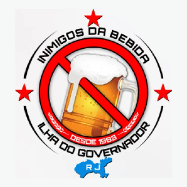 Logo do bloco Banda Inimigos da Bebida