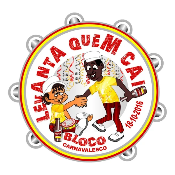Logo do bloco Bloco Levanta Quem Cai