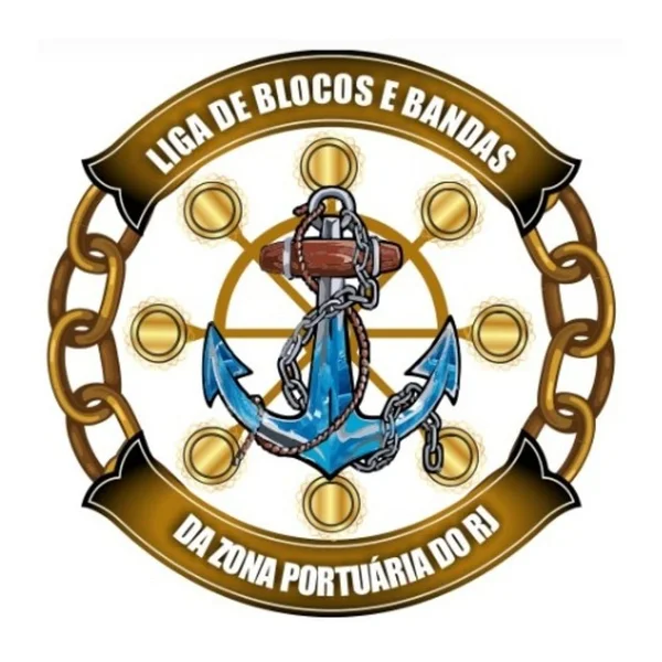 Logo do bloco Liga de Blocos e Bandas da Zona Portuária