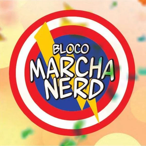 Logo do bloco Marcha Nerd
