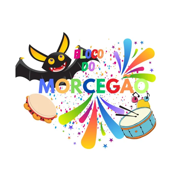 Logo do bloco Bloco Morcegão