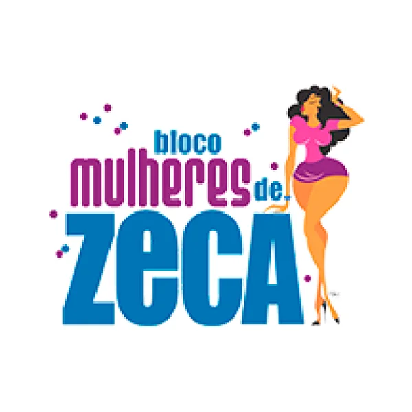 Logo do bloco Mulheres de Zeca