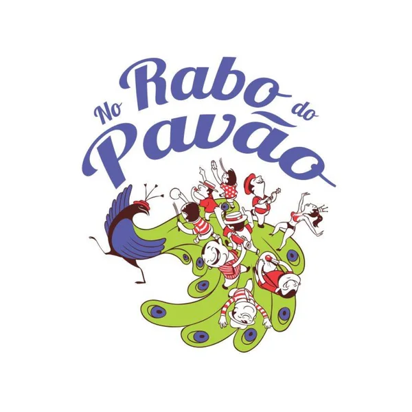 Logo do bloco No Rabo do Pavão