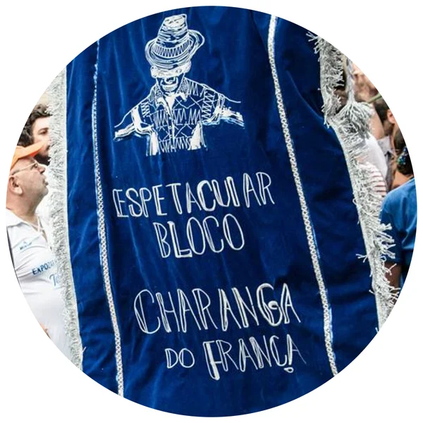 Logo do bloco O Espetacular Bloco da Charanga do França