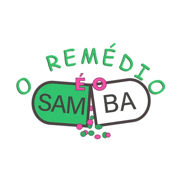 Logo do bloco O Remédio é o Samba