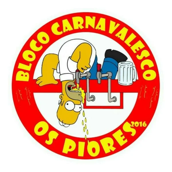 Logo do bloco Bloco Carnavalesco Os Piores