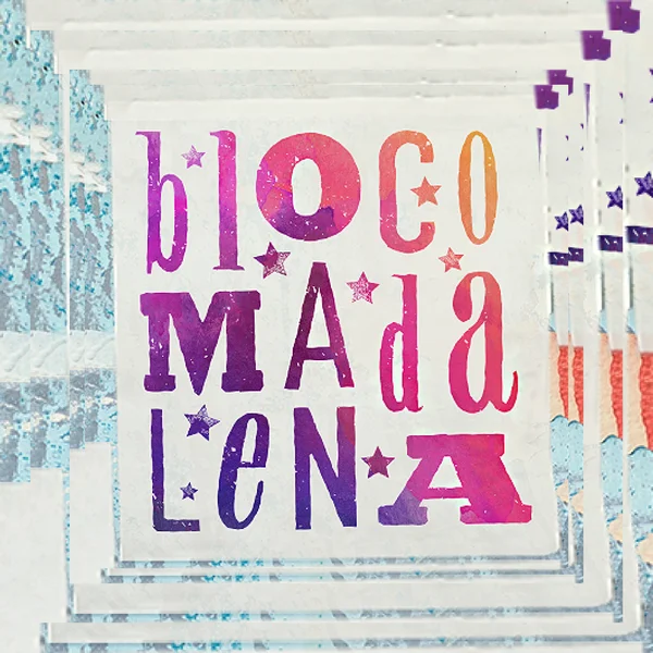 Logo do bloco Patricia Secchis e Bloco Madalena